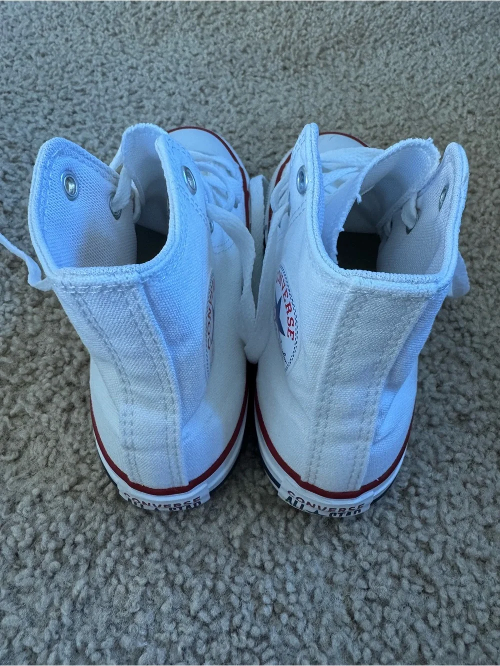 Converse white high